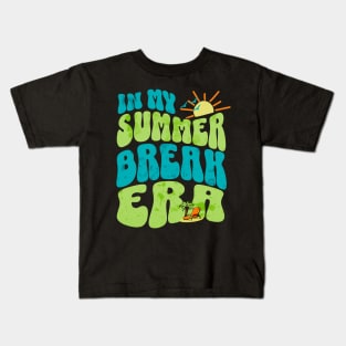 IN MY SUMMER BREAK ERA - Summer Break Vibes Kids T-Shirt